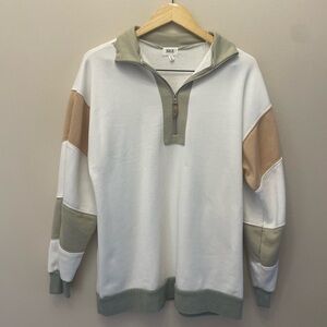 BKE color block sweatshirt